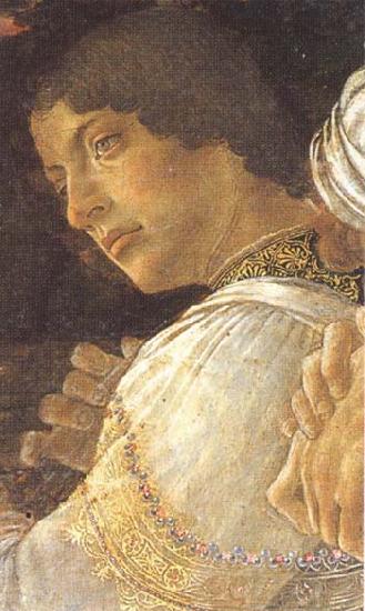 Sandro Botticelli Young kneeling mago oil painting image